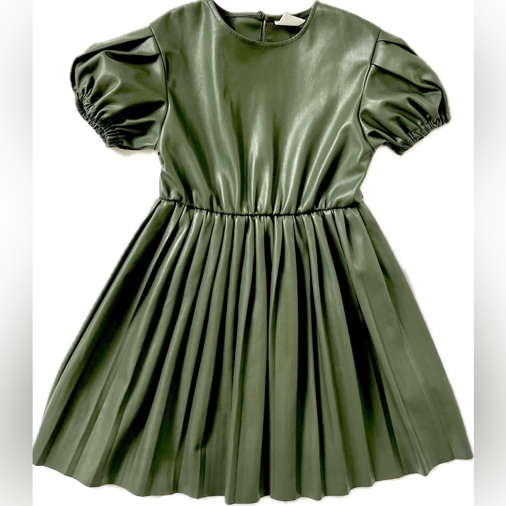 ZARA faux leather dress